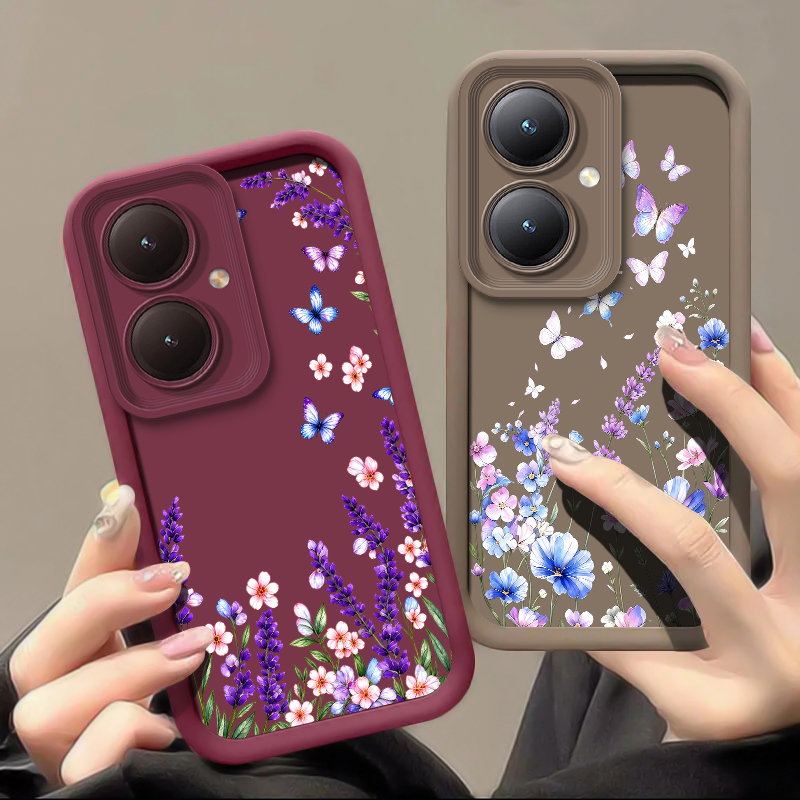 Lavender Butterfly Pattern Pho - Vivo Y28 评论和价格