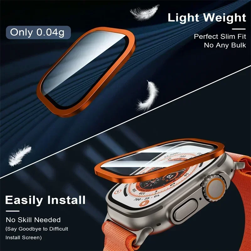 2PCS Titanium Metal Frame for  - Smartwatch Screen Film 评论和价格