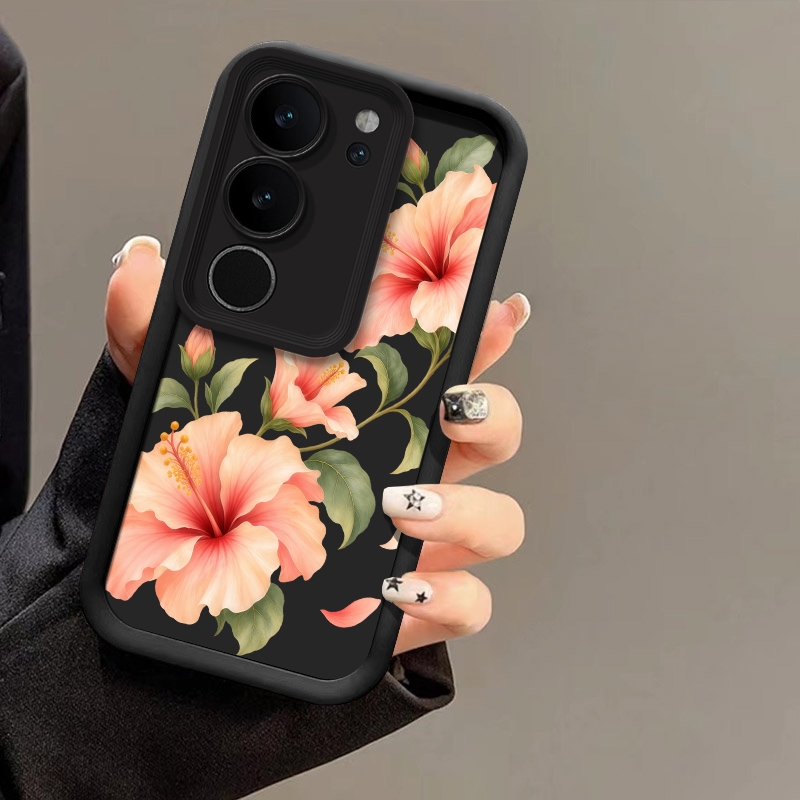 Cute Pink Lily Pattern Phone C - Vivo X200 评论和价格