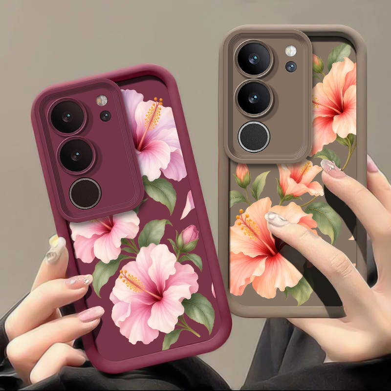 Cute Pink Lily Pattern Phone C - Vivo X200 评论和价格