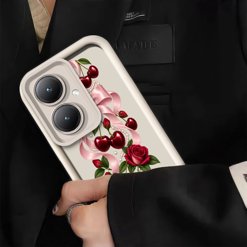 Cartoon Cherry Bow Pattern Pho - Vivo Y28 评论和价格