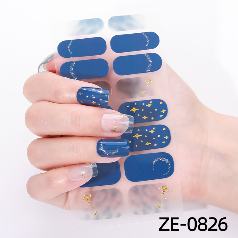 16Tips Marble Gradient Starry  - Full Cover Adhesive 评论和价格