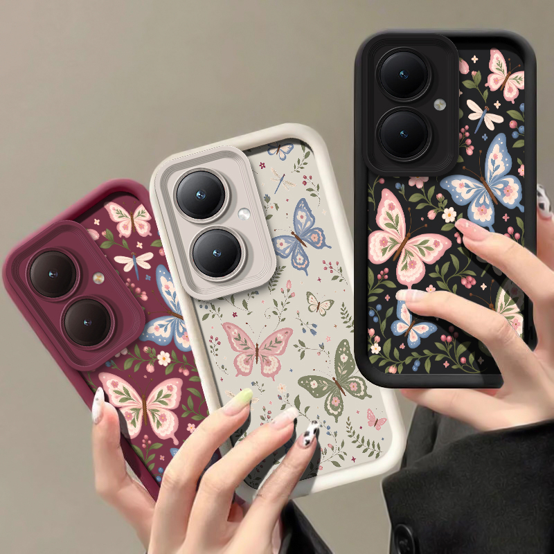 Colorful Butterfly Phone Case  - Vivo Y28 评论和价格
