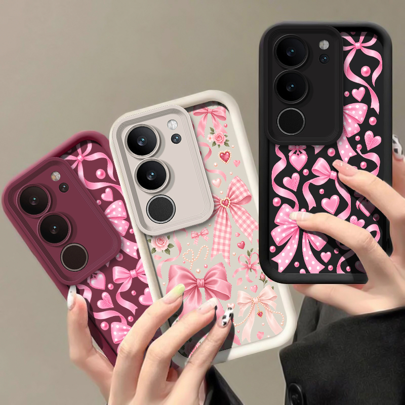 Bowknot Floral Design Phone Ca - Vivo X200 评论和价格