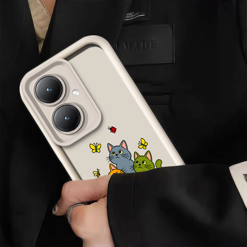 Cute Funny Cat Pattern Phone C - Vivo Y28 评论和价格