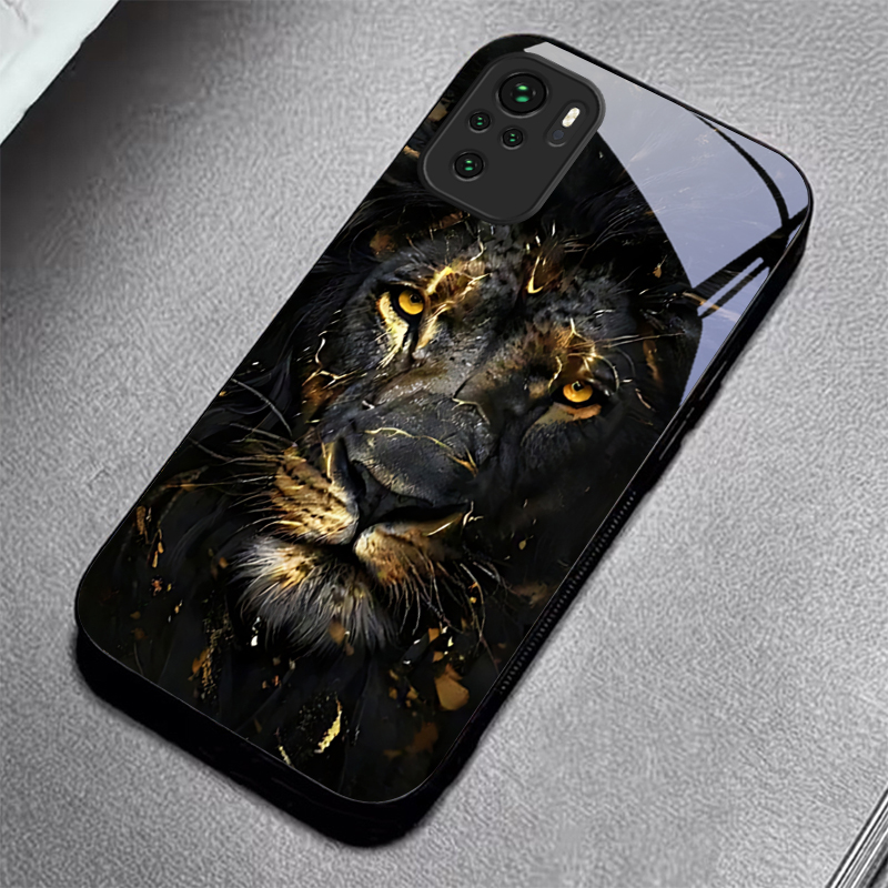 Lion With Golden Black Glass P - Xiaomi Redmi Note 14 评论和价格