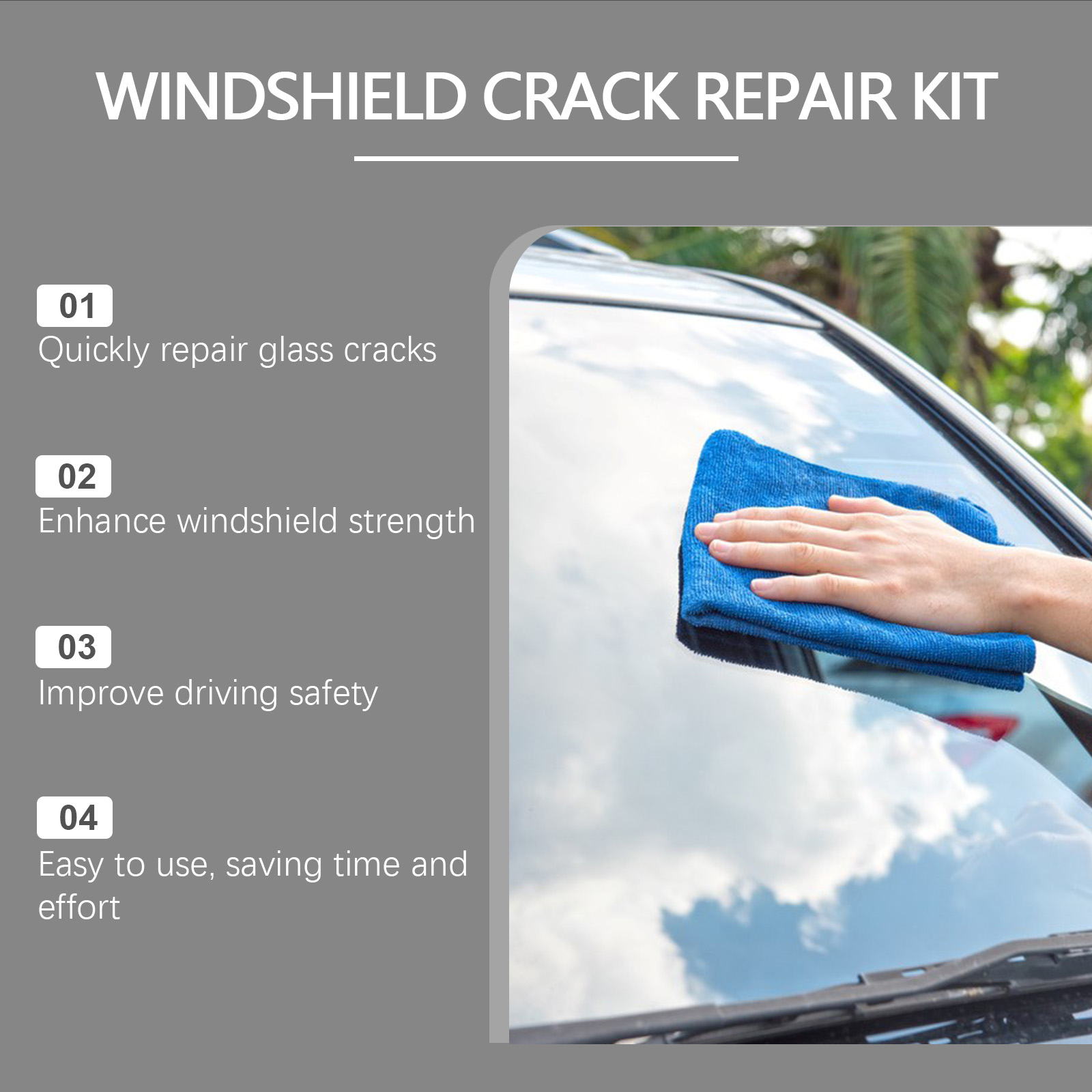 Windshield Repair Kit Quick Cu - Liquid Uv Glue Kit 评论和价格