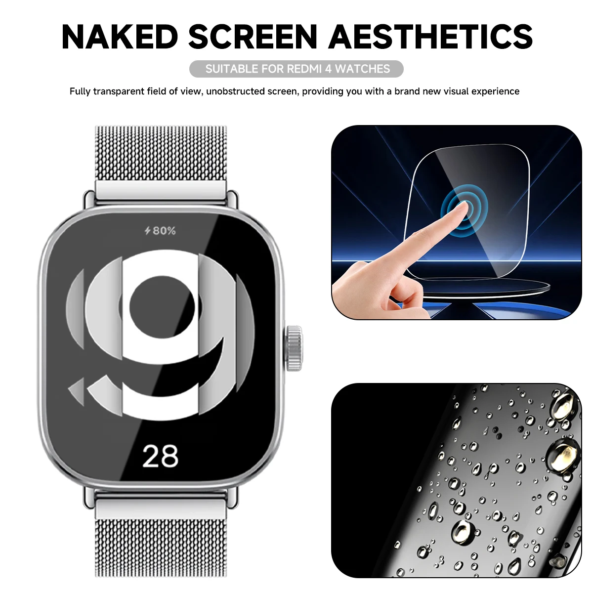 Tempered Glass for Xiaomi Redm - Smartwatch Screen Film 评论和价格