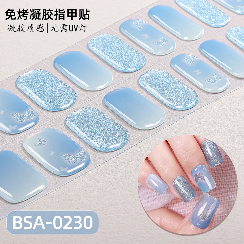 No UV Lamp Semi Cured Gel Nail - Full Cover Adhesive 评论和价格