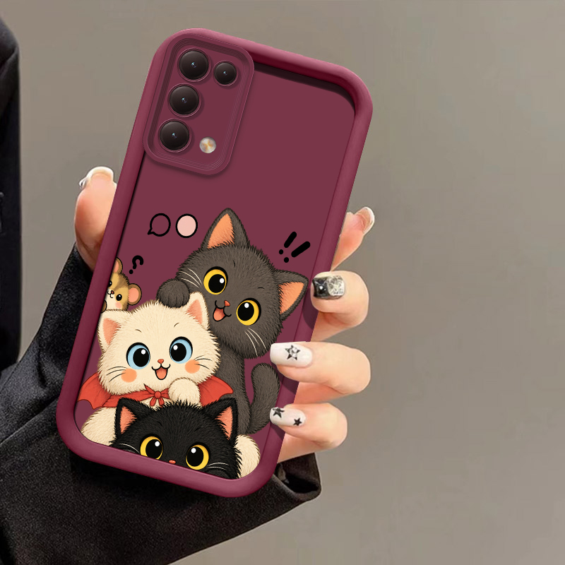 Stacking Cat Phone Case For OP - Realme Note 50 评论和价格