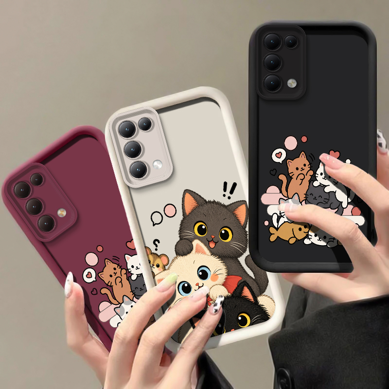 Stacking Cat Phone Case For OP - Realme Note 50 评论和价格